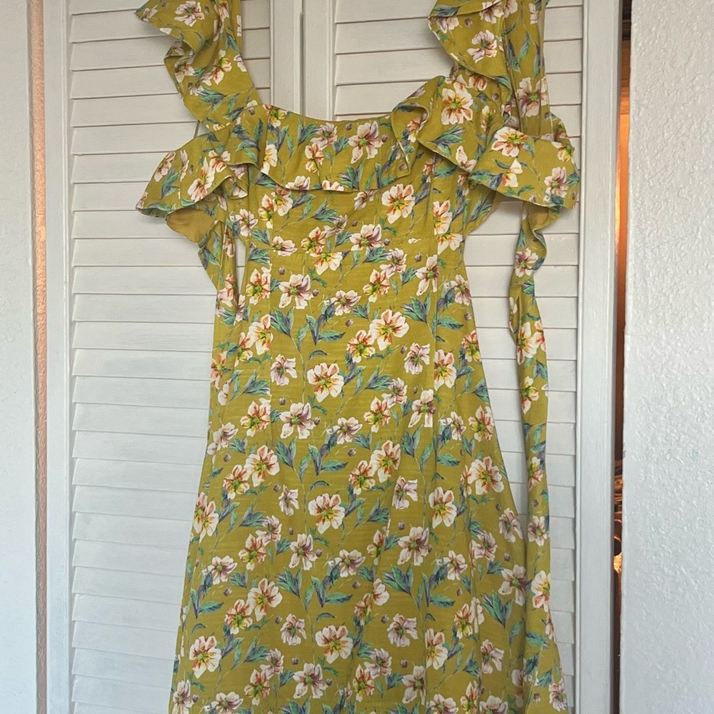 MARBLE backless mini Floral Dress size S